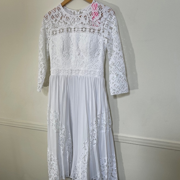 LILLY PULITZER Aiden White Lace Midi Dress - Picture 8 of 14